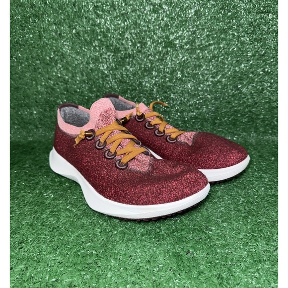 Allbirds Wool Dasher Mizzle Women Size 10 Walking Sneakers Red Pull On MSRP $145 - Picture 2 of 9